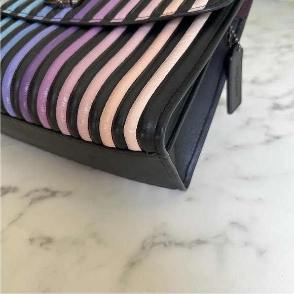 Coach Parker with Ombré Quilting Leather Shoulder Crossbody GOOD USED CONDITION - Picture 8 of 16